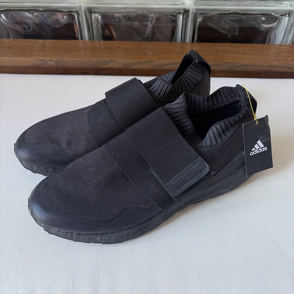 adidas CrossKnit Boost 2.0 Core Black / Spikeless Golf Shoes / Size 9